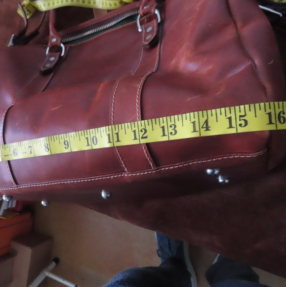 JOSEPH HANNA Fine Leather Goods bag initials PCW - Picture 8 of 10